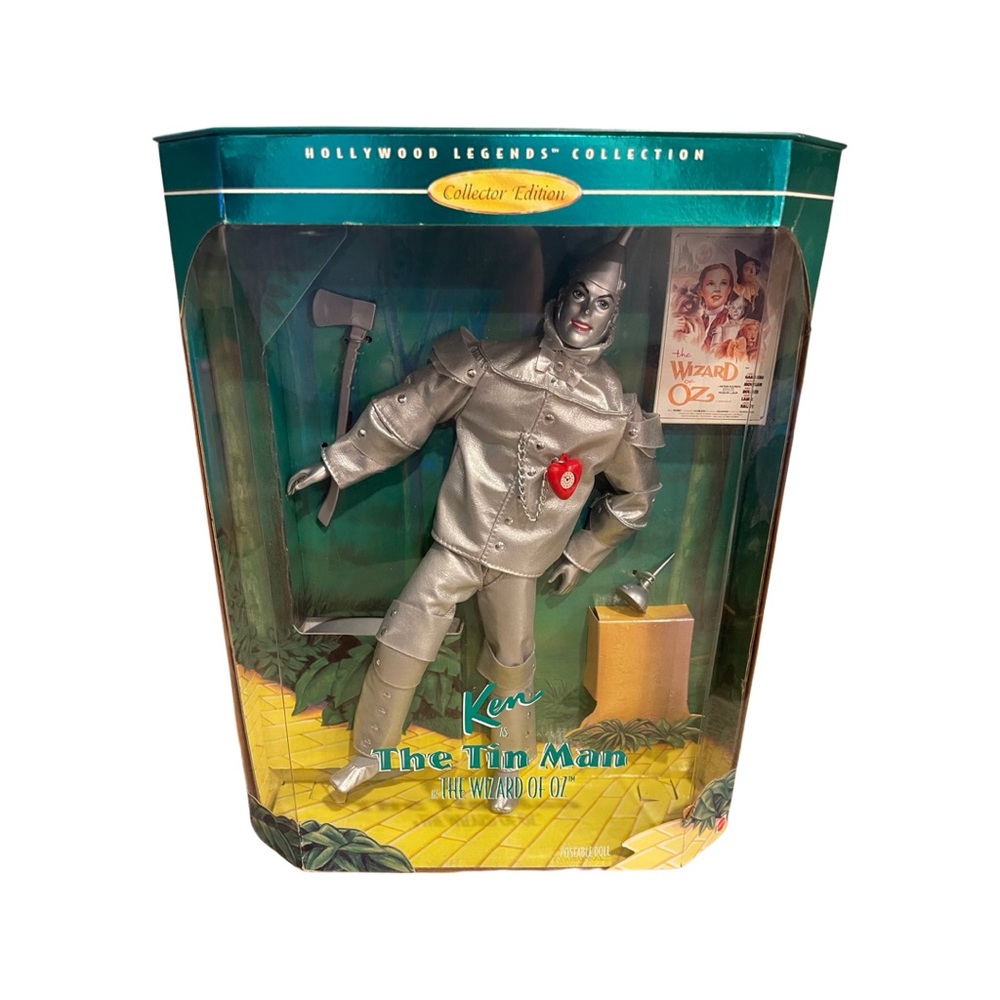 Barbie: The Wizard of Oz: Tin Man Collectible Doll: 90’s: New in Box: Mattel